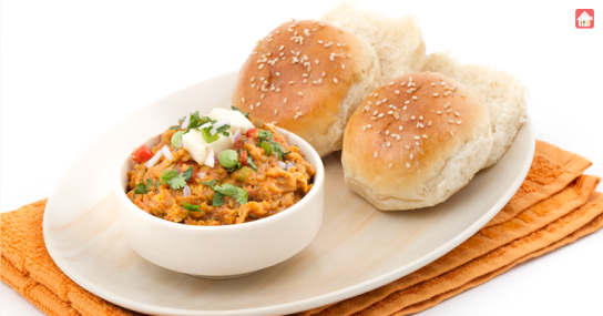 Pav-Bhaji-from-Maharashtra--snack-dish Pav-Bhaji-from-Maharashtra--snack-dish