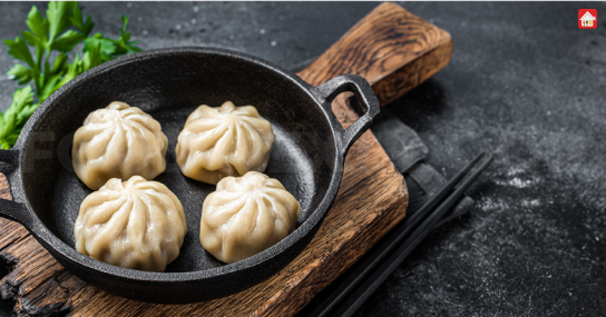 Steamed-momos--potluck-party Steamed-momos--potluck-party