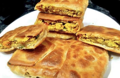 Chicken Mughlai Paratha. Please Place Order One Day In Advance.