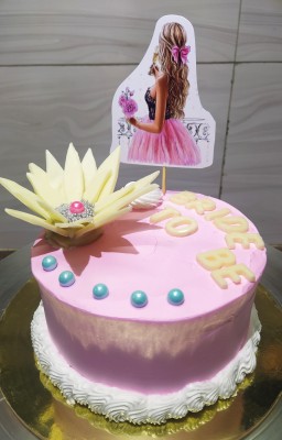 Customized Chocolate Cake  (500 Gm)