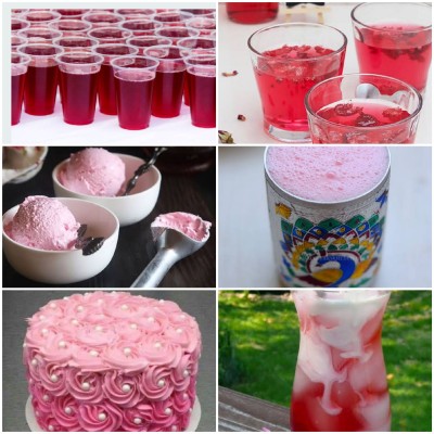 Rose Syrup(1 Litre Bottle)
