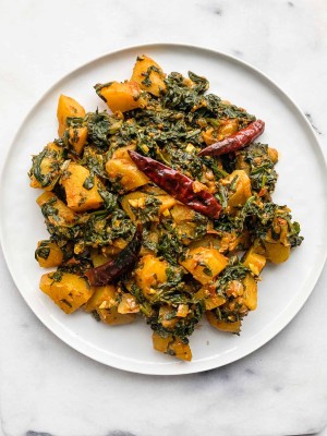 Aloo Palak Sabji (250 Gm)