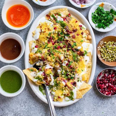 Chole Papadi Chaat (Party Orders Also Accepted)
