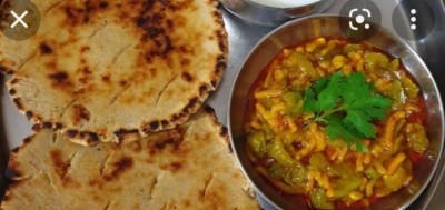 Combo Lasaniya Gathiya Nu Saak With Bhakhri With Khichadi With Papad With Salad/ Aachar(1 Person)