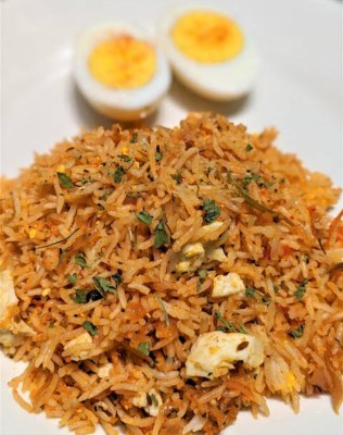 Egg Pulav (Serve: 1 Person) (Min 2)