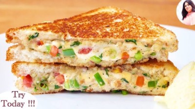 Veg Cheese Toast Sandwich