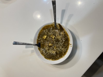 Palak Paneer Masala With 2 Rotis