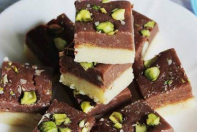 Chocolate Mawa Burfi