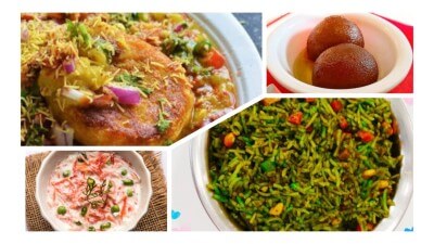 Ragda Petis (3 Patis) With Hydrabadi Biriyani With Carrot Raytu