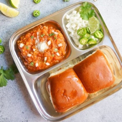 Pav Bhaji (4 Bun)