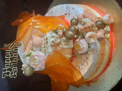 Orange Belgium Cake(500 Gm)