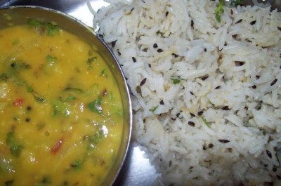 DAL FRY N JEERA RICE.