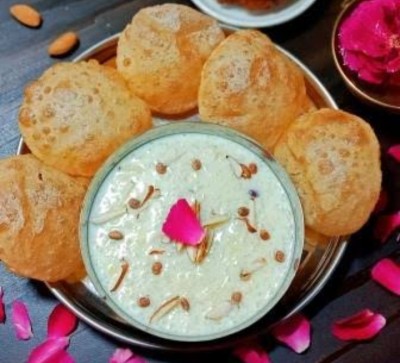 KHEER ,PURI WITH POTATO SUBJI. ( ONE SERVING)
