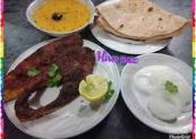 Fish Fry  With Roti (1 Person + 4 Roti)
