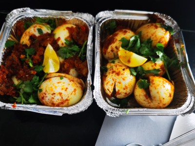 Stuffed Egg Dry Masala