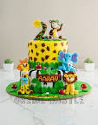 Jungle Theme Cake