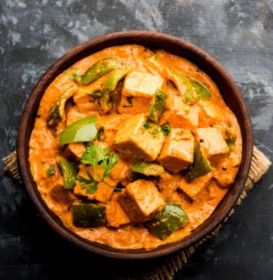 Kadhai Paneer(serves 2-3)