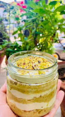 Rasmalai Jar Cake