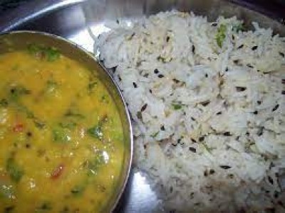 Dal Fry Jeera Rice