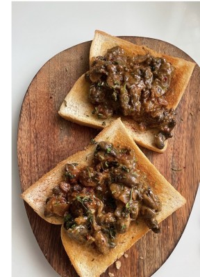 Creamy Mushroom Toast
