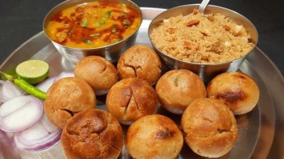 Rajeshthani Daal Baati