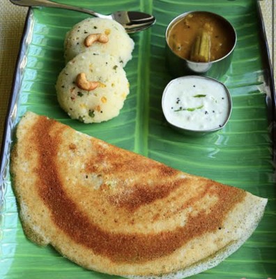 Dosa with Chutney